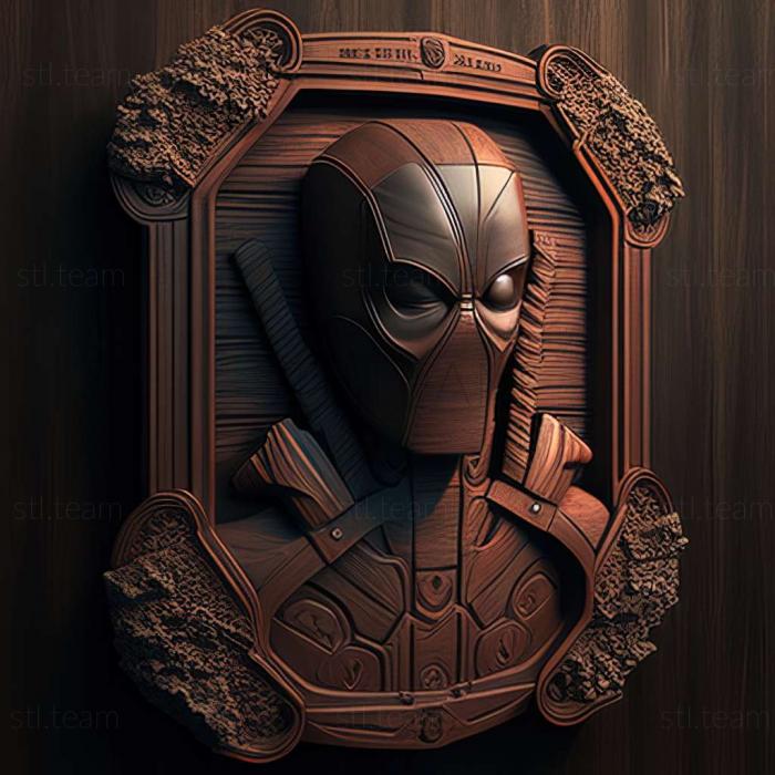 3D model Deadpool game (STL)